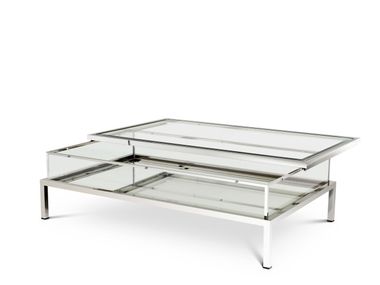 Rectangular glass central coffee table HARVEY Eichholtz