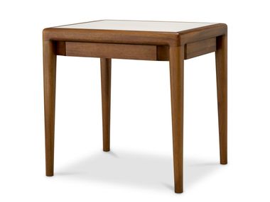 Square mahogany side table HENSLEY Eichholtz