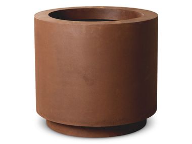Pot de fleurs ronde en Corten™ JASPER Eichholtz