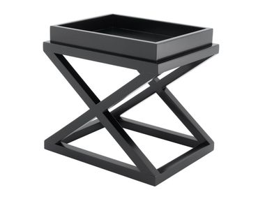 Rectangular birch coffee table with tray MCARTHUR Eichholtz