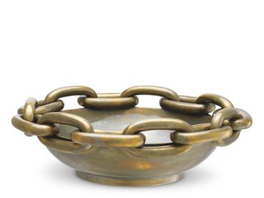 Coupe ronde en métal MERONA Eichholtz