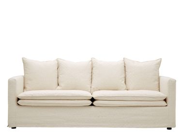3 seater fabric sofa with removable cover MONTGOMERY Eichholtz