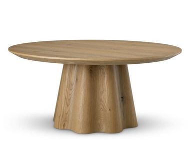 Mesa de centro baixa de café de madeira PAPYRUS Eichholtz