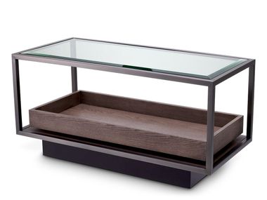 Rectangular coffee table with tray ROXTON Eichholtz