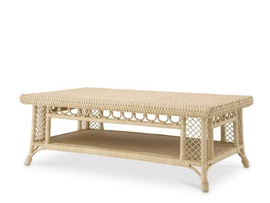 Rectangular rattan central coffee table SABA RECTANGULAR Eichholtz