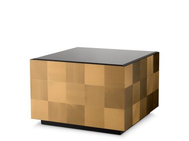 Square brass coffee table SAINT JOHN Eichholtz