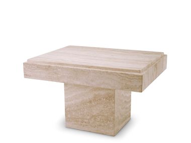 Rectangular travertine central coffee table SARTORIA Eichholtz