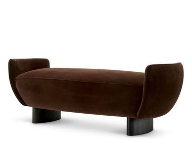 Gepolsterte Sitzbank aus Samt STIRLING Eichholtz