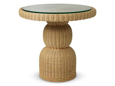 Round rattan table TIAGO Eichholtz