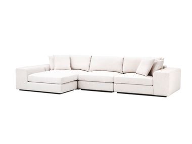 Modular 3 seater fabric sofa with chaise longue VISTA GRANDE Eichholtz