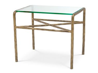 Rectangular glass high side table XANDRIA Eichholtz