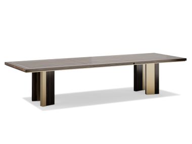 Rectangular wooden dining table AURUM Elbra