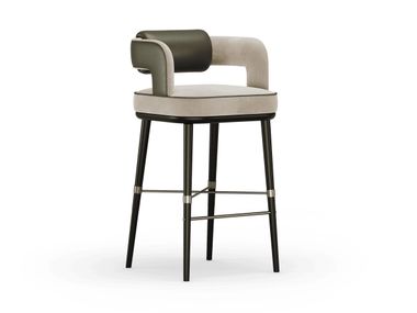 High leather barstool KANTO Elbra