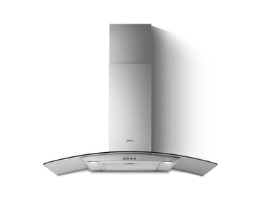 Cappa in acciaio inox a parete con illuminazione integrata CIRCUS Elica