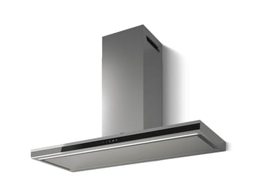Cappa in acciaio inox a parete con illuminazione integrata ELEMENT Elica