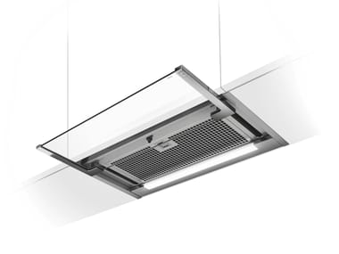 Cappa in acciaio inox ad incasso con illuminazione integrata GLASS OUT Elica
