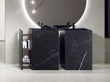 Lavabo freestanding in gres porcellanato ABACO Elitique