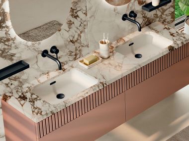 Undermount rectangular Duratek washbasin INTENSO Elleci