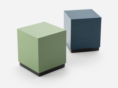 Square coffee table CUBO Erba Idea
