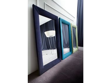 Rectangular freestanding framed mirror ELEGANZA Erba Idea