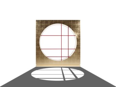 Open freestanding bookcase HOLE Erba Idea