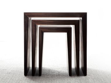 Wooden coffee table PENSAMI TRIPTYCH Erba Idea