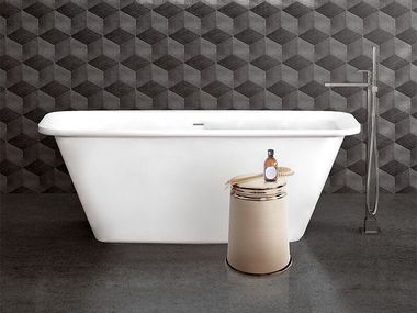 Vasca da bagno centro stanza in Marmoresin® ALFA Ercos