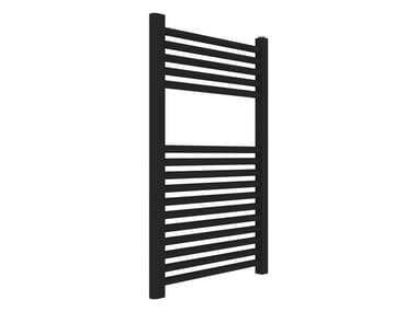 Ercos, OPERA 500 NERO Scaldasalviette ad acqua calda in acciaio a parete