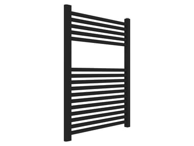 Ercos, OPERA 600 NERO Scaldasalviette ad acqua calda in acciaio a parete