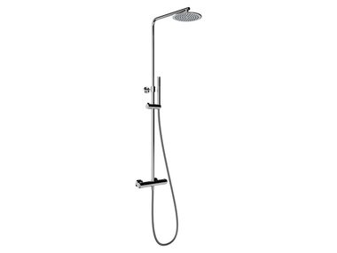 Colonna doccia termostatica con doccetta ROUND-T Ercos
