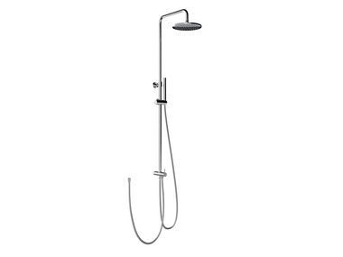 Wall-mounted shower panel with hand shower ROUND Ercos