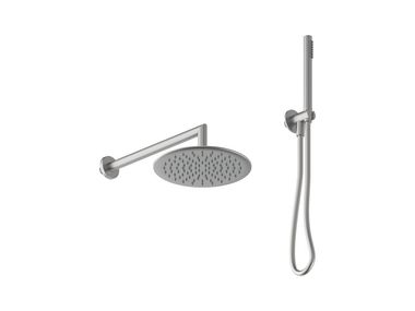 Kit doccia con soffione e doccetta in metallo  STILOX Ercos