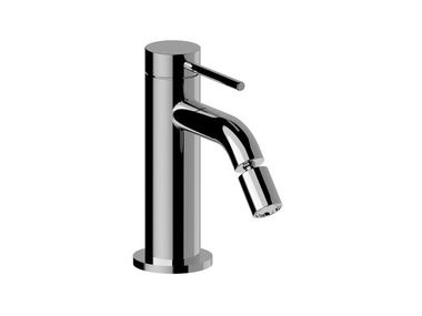 Single handle chromed brass bidet mixer without waste VIKTOR Ercos