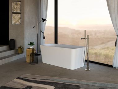 Vasca da bagno rettangolare centro stanza in acrilico ZANTE Ercos