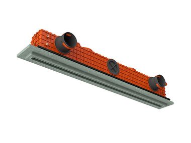 Düse und Diffusor für kanalgeführte Anlage ERGOVENT LINEO PRO SINGLE 90 mm 1 slot Ergovent