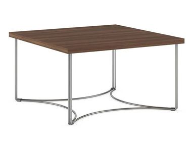 Square wood veneer central coffee table ALPAS Ersa