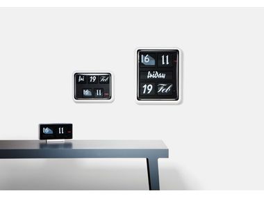FONT CLOCK Table-top ABS clock By Established&Sons