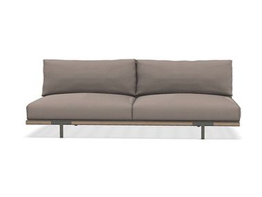 Divano da giardino imbottito in corda BAIA ROPE Ethimo