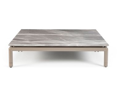 Tavolino da giardino quadrato in marmo LODGE Ethimo