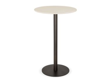 Round concrete resin high table BLEND Ethnicraft