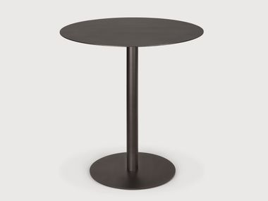 Round metal garden table with central base BLEND Ethnicraft