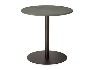 Round leather table BLEND Ethnicraft