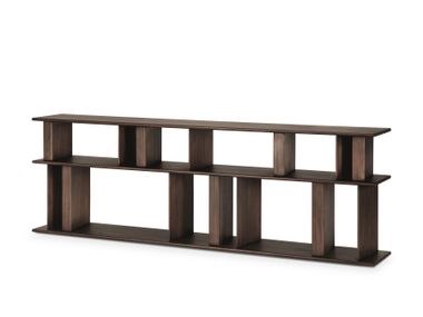 Open mahogany bookcase BLOCK Ethnicraft
