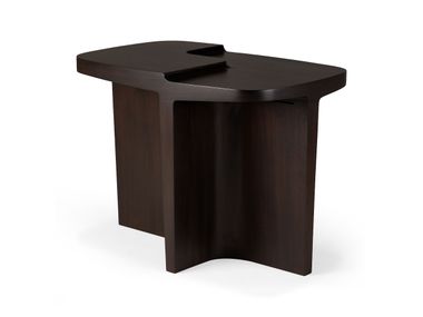 Mesa de centro retangular de mogno BRUTALIST Ethnicraft