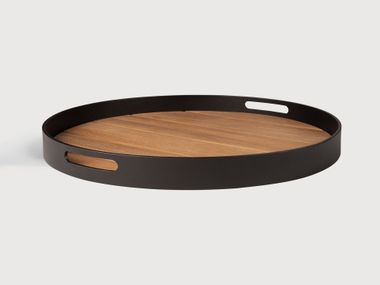 Bandeja redonda de teca CORE Ethnicraft