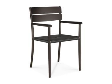 Aluminium garden chair with armrests ELIN Ethnicraft