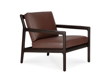 Mahogany armchair with armrests JACK Ethnicraft
