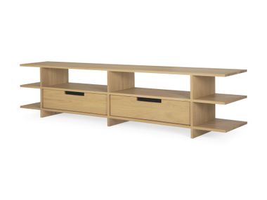 Oak TV cabinet with drawers KABUKI Ethnicraft