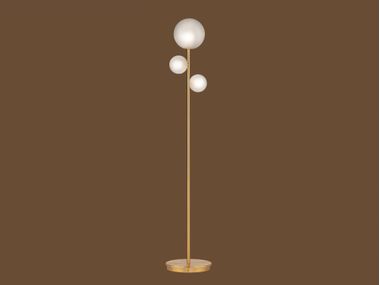 Lampada da terra in ferro e vetro BUBBLES