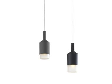 Luminária pendente LED de vidro jateado JAM Exenia